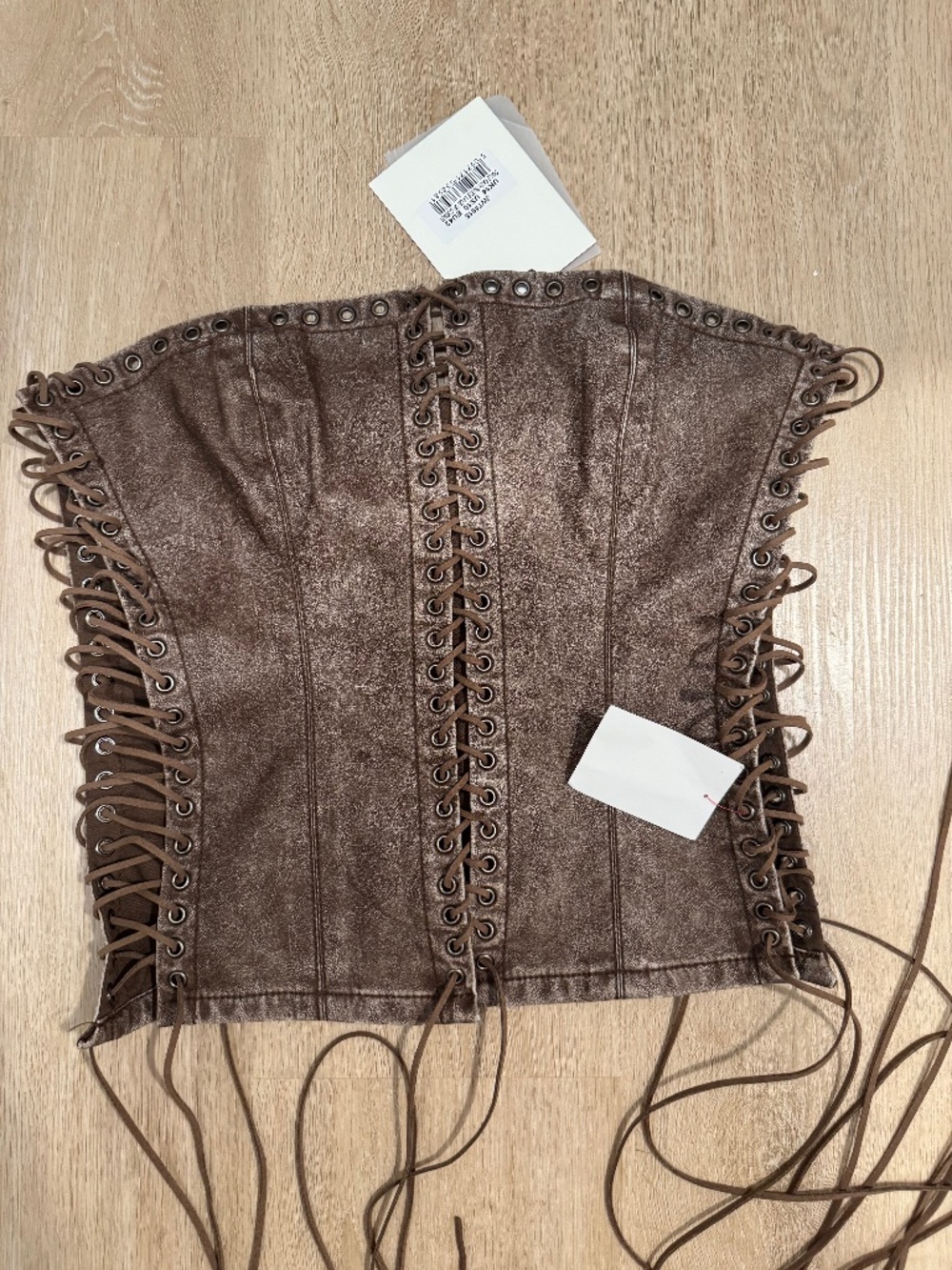 Jaded London Odlie lace up top